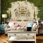 Life n Colors: Riwayaat, Rich Indian Theme Room Premium Wallpaper