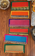 Decorative Rectangular Asana for Deity