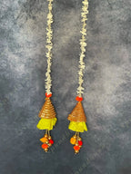 Chameli & Gota Fabric Colorful Dangler Single