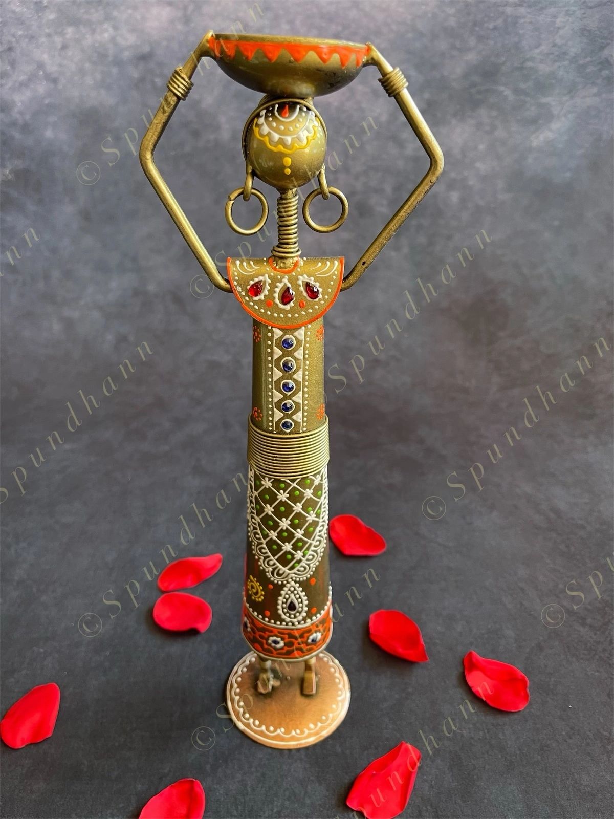 Tribal Figurine Tea Light Holder