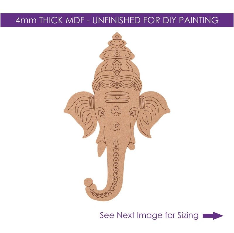 Ganesha Pre-Marked Cutout