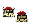 Custom Wedding Brooch For Dulhe Ke Papa & Mummy