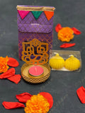 Gift Box with Shadow Tea light holder and Modak Candle