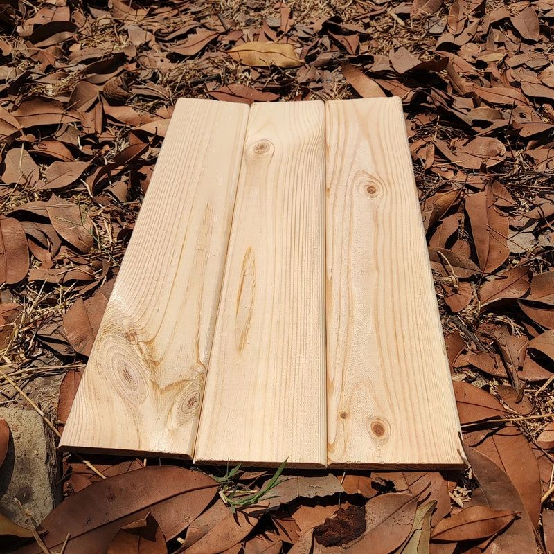 Plain Curved Edges Plank (Pack of 3)