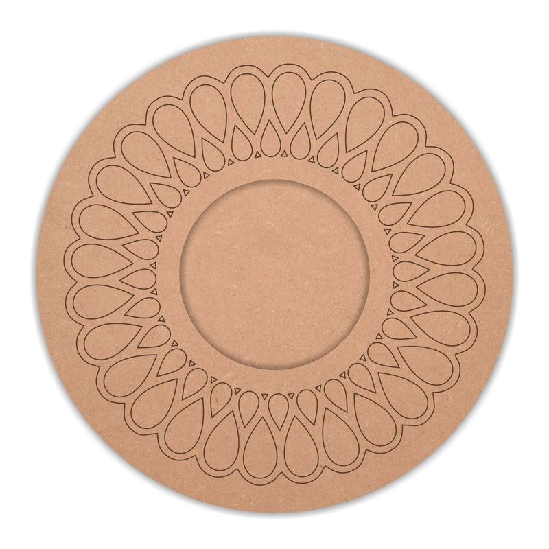 Pre Marked Round Tea Light Holder