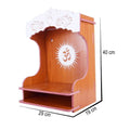 Om with Chakra Design Wooden MDF temple Decorative
