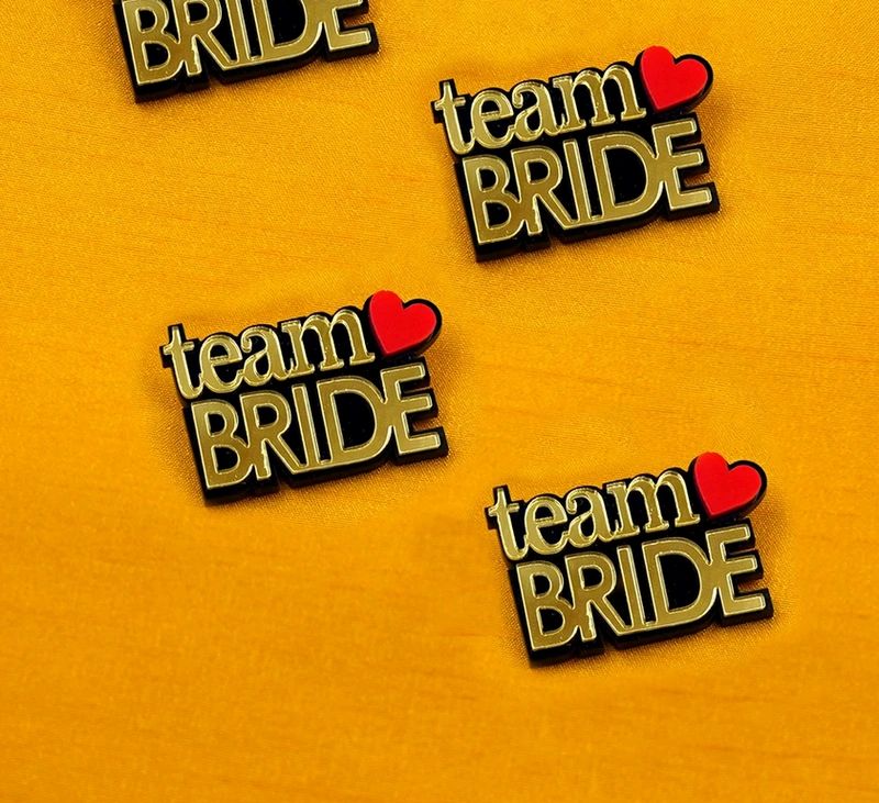 Custom Team Bride Brooch
