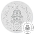 DurgaMaa Mandala Canvas