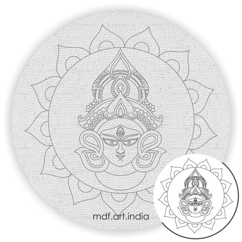 DurgaMaa Mandala Canvas