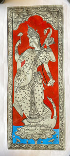 Pattachitras Lord Ganesh, Goddess Laxmi & Goddess Saraswati