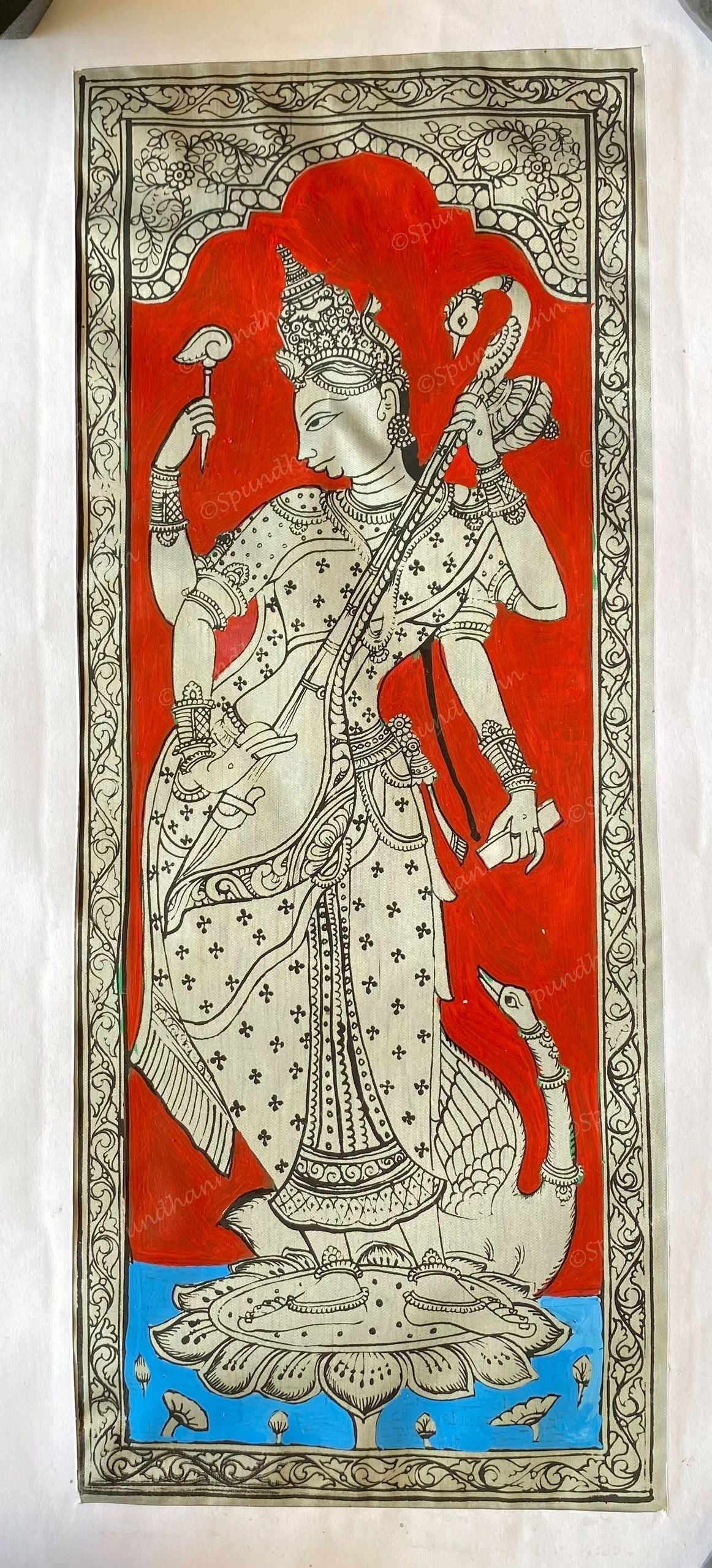 Pattachitras Lord Ganesh, Goddess Laxmi & Goddess Saraswati