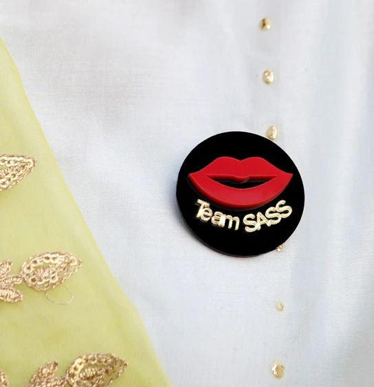 Custom Brooch For Team Sass