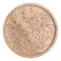 Pichwai Lotus Pre Marked Wall Plate - 10 Inch