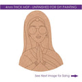 Indian Traditional Women Pre-Marked Cutout