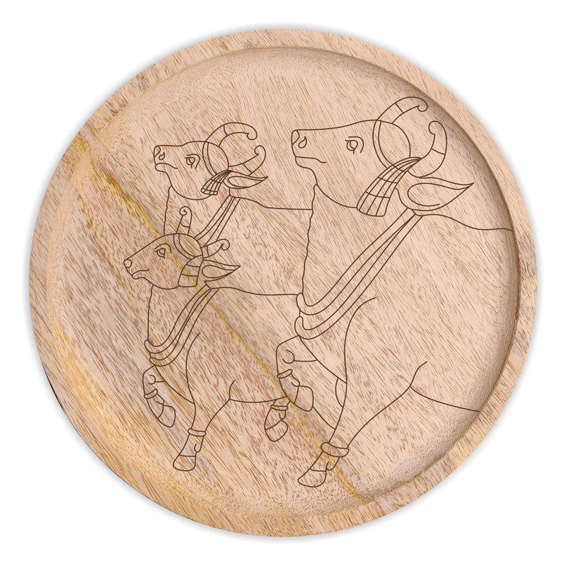 Cow Pre Marked Wall Plate