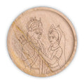 Shree Ram and Sita Pre Marked Wall Plate - 10 Inch