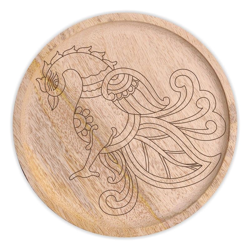Peacock Pre Marked Wall plates