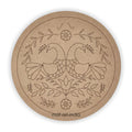 MDF Pre Marked Round Peacock