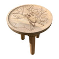 Lotus with Pichwai Cow Pre Marked Peg Table
