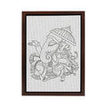 Ganesha Kerala Murals DIY Framed Canvas Base for Painting