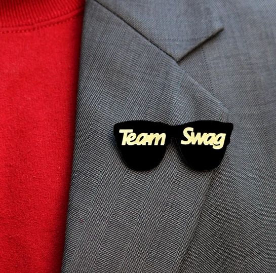 Team Swag Ladkewale Brooch