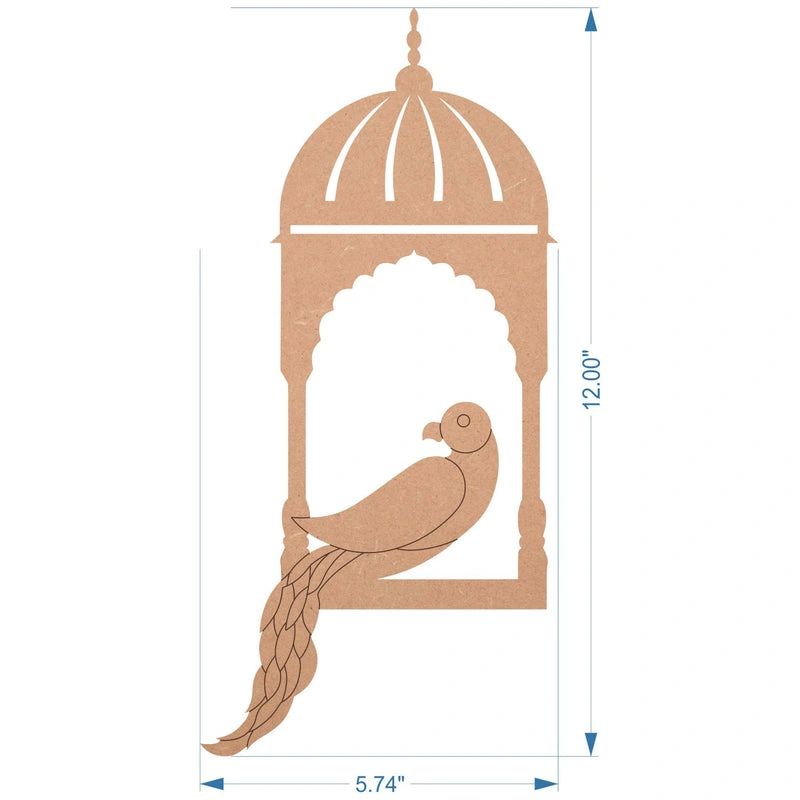 MDF Pre Marked Parrot - DESIGN 1
