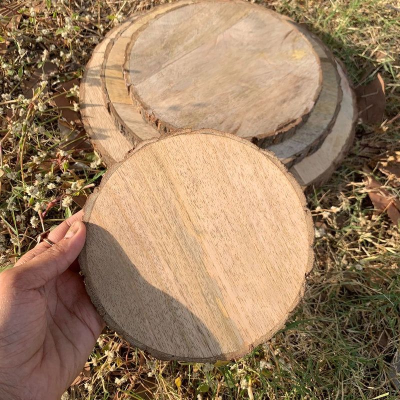 Plain Round Mango Wood