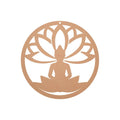 Buddha and Lotus - 10 Inch