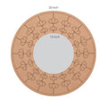 Lotus Pre Marked MDF and Glass Mirror Base