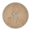 Round Shah Jahan MDF Pre Marked