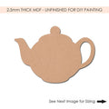 Teapot Shape MDF Cutout
