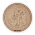 Round Mandala Pre Marked MDF