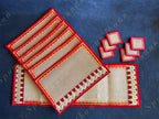 Dining Table Placemats, Runner & Coaster Set