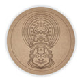 Kathakali Round MDF Pre-Marked Cutout