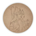 Shree Ram & Sita Round MDF Pre Marked Cutout