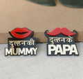 Dulhan Ki Mummy Dulhan Ke Papa Wedding Brooch