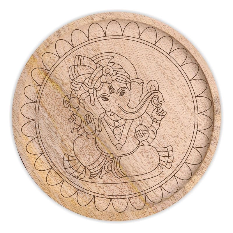 Ganesha Wall Plate MDF Pre Marked Cutout