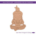 Baby Shiv MDF Pre-Marked Cutout - 8 Inch / 2 Pcs