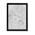 Krishna Kerala Murals DIY Framed Canvas Base for Painting