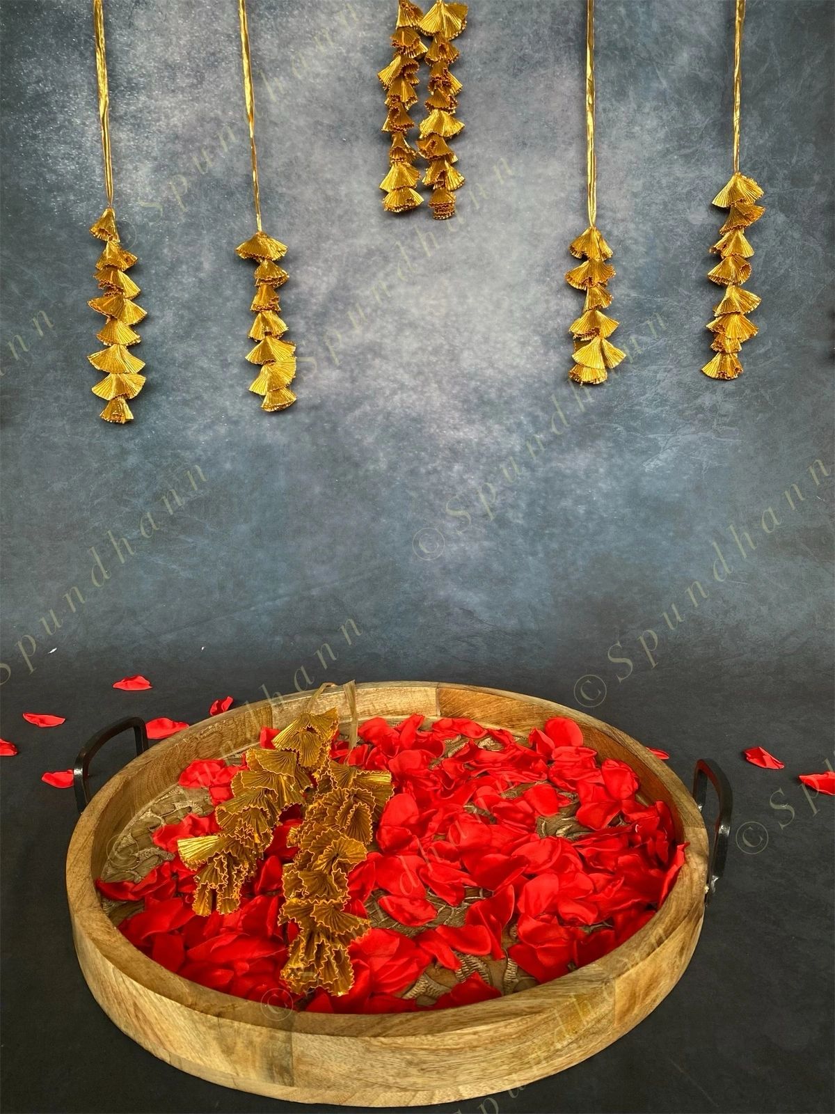 Gold Gota Strings Wall Hanging Decor