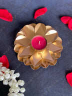 Triangle Lotus Tea Light Holder