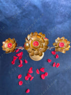 3 Lotus Flower Standing Tea Light Holder