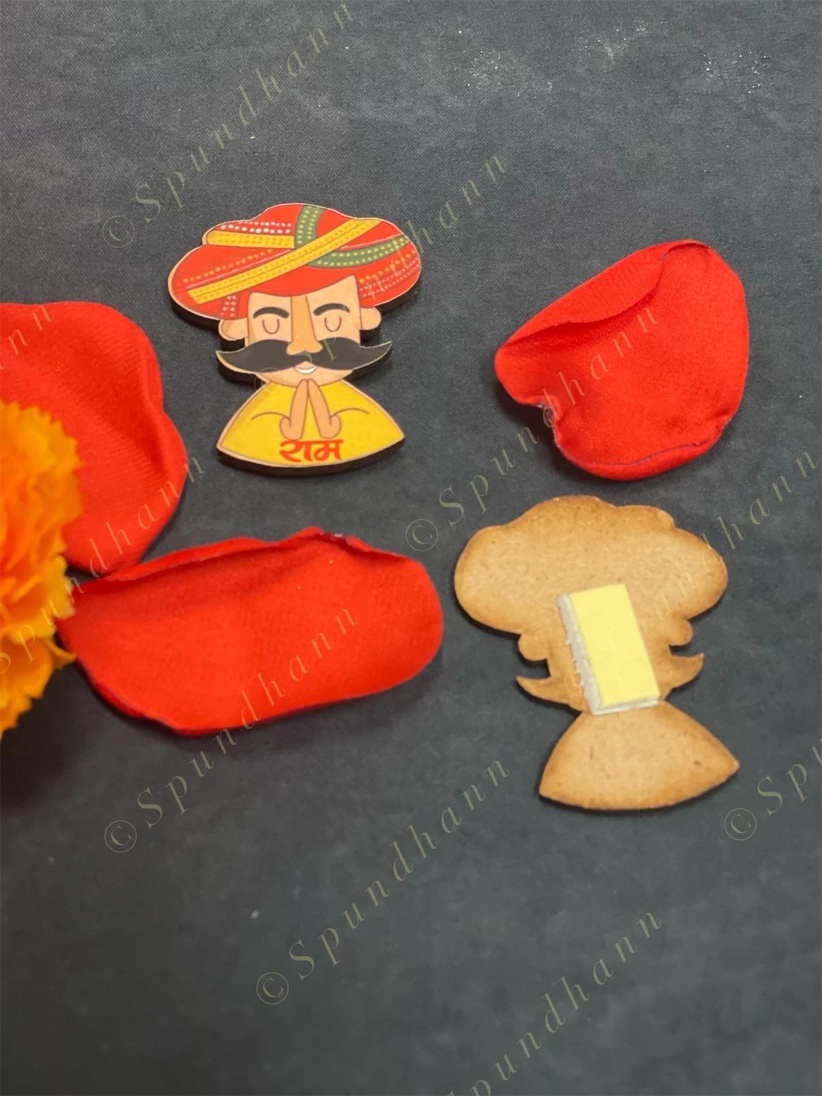 Wooden Ram Ram sticker(Set of 2)