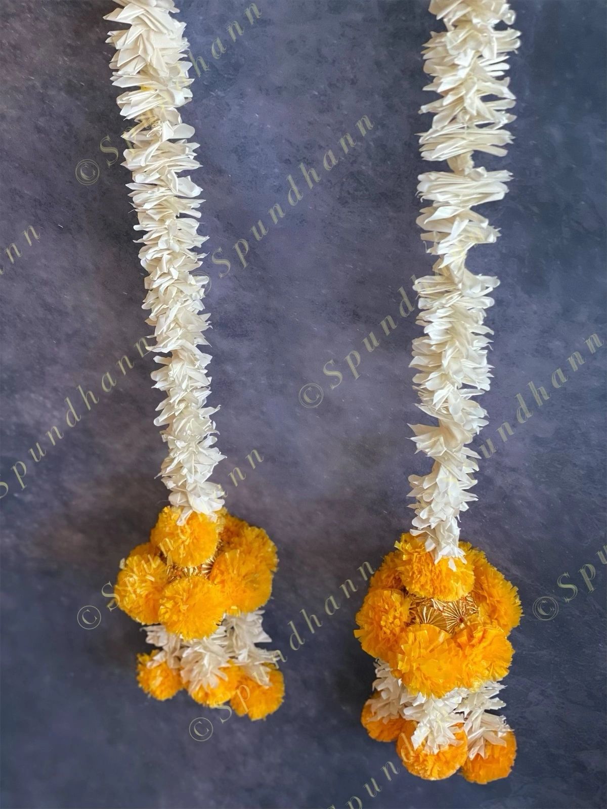 Chameli & Orange Marigold Dangler Set of 2