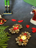 Ornamental Leaf Tea Light Holder
