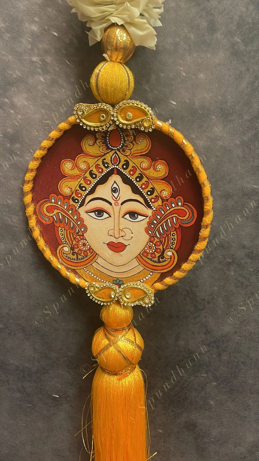 Rajasthani Pichwai Art Chameli String Dangler