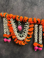 Designer Mango Marigold & Mogra with Lotus Bud Floral Toran