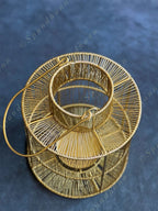 Luxe Golden Wire Lantern
