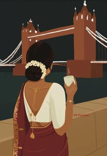 Aaj ki Nari Canvas Framed