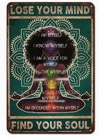 Motivational Quote Metal Tin Sign